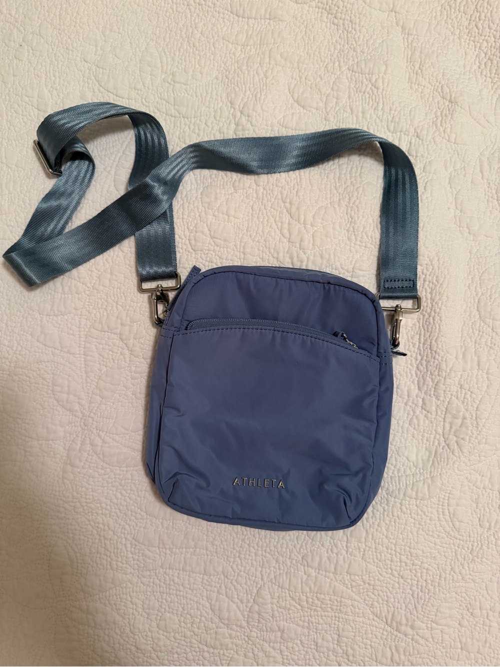 Athleta Blue Adjustable Crossbody Bag